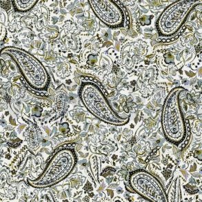 Viscose jersey digitalprint Paisley Offwhite