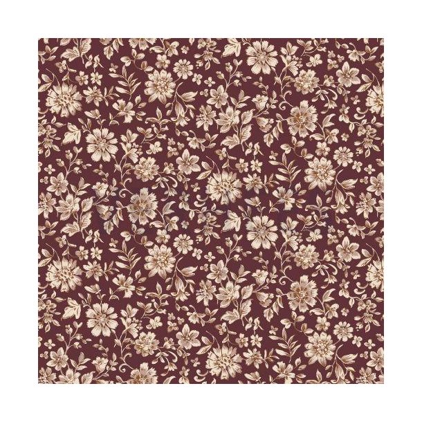 Viscose Flowers Rouge