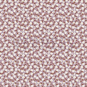 Viscose Lillac m/sm� blomster