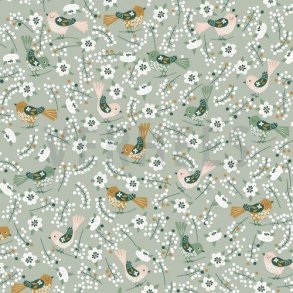 Poplin Sweet birds, Nile