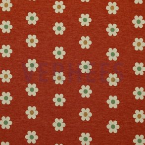 Jersey glitter flowers Terra