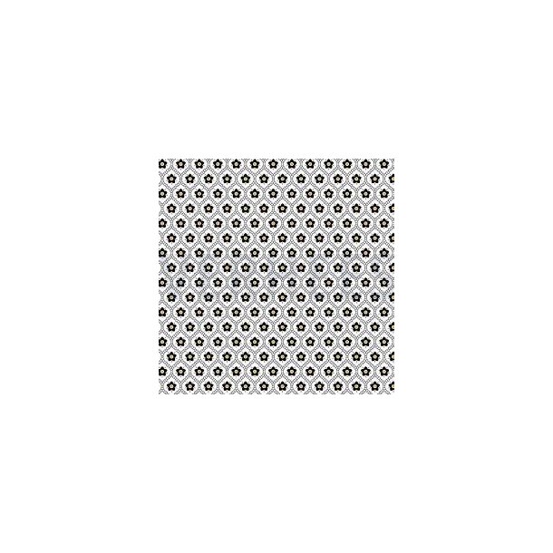 Poplin flowers, White