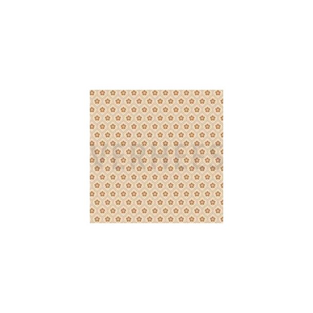 Poplin flowers, Soft peach