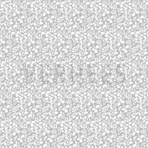 Poplin Leaves Light grey