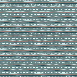 Gots poplin Blue shadow