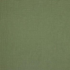 Double gauze, Moss green