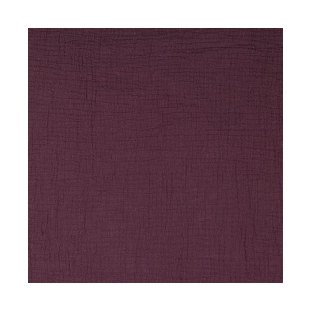 Double gauze, Aubergine