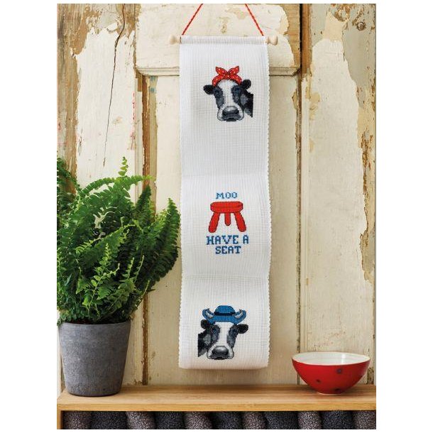 Moo have a seat, toiletpapirholder