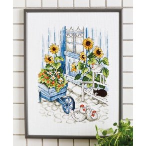 H�ns i g�rden, billede