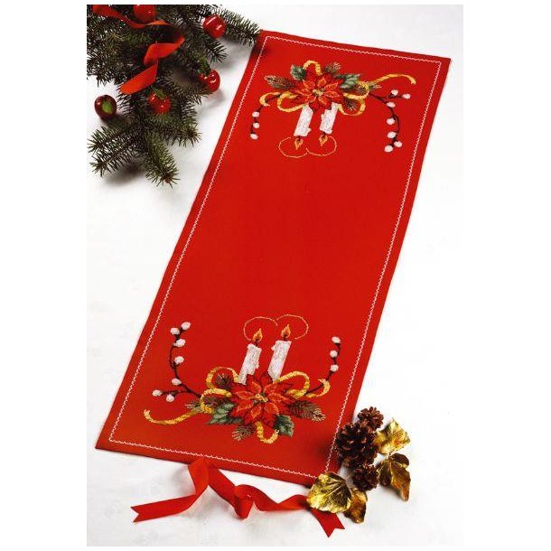 Julestjerne p� r�dt