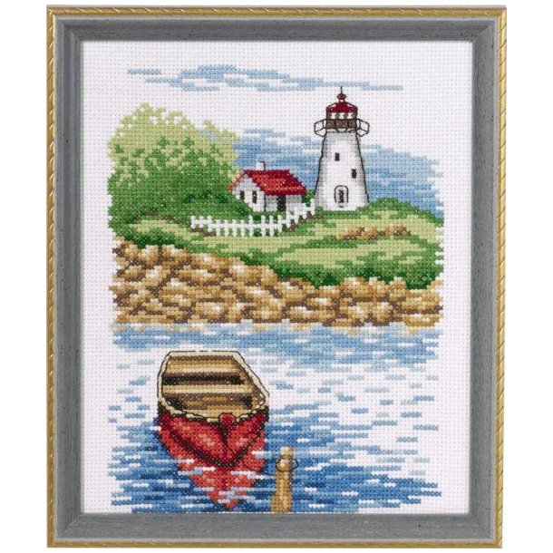 Fyrt�rn og jolle, billede