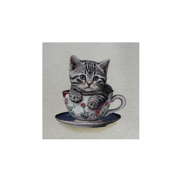 Pude/taske stykke, Kat i kop