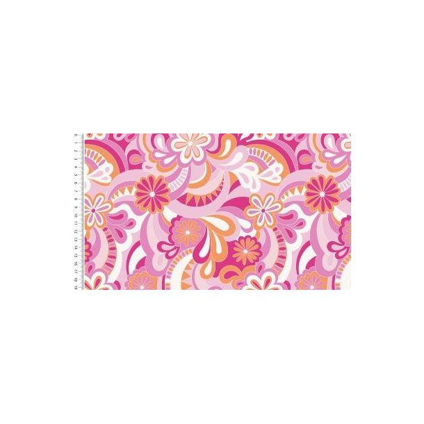 �kotex viscose jersey Light pink m/print