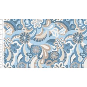 �kotex viscose jersey Blue m/print