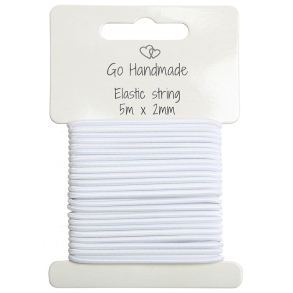 Elastik sn�re Hvid