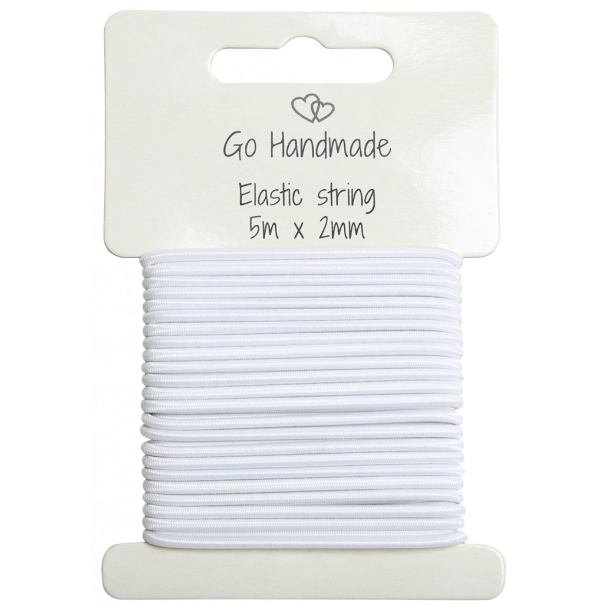 Elastik sn�re Hvid