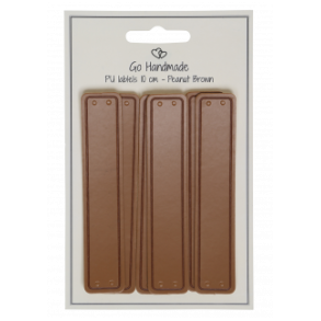 PU labels Peanut brun