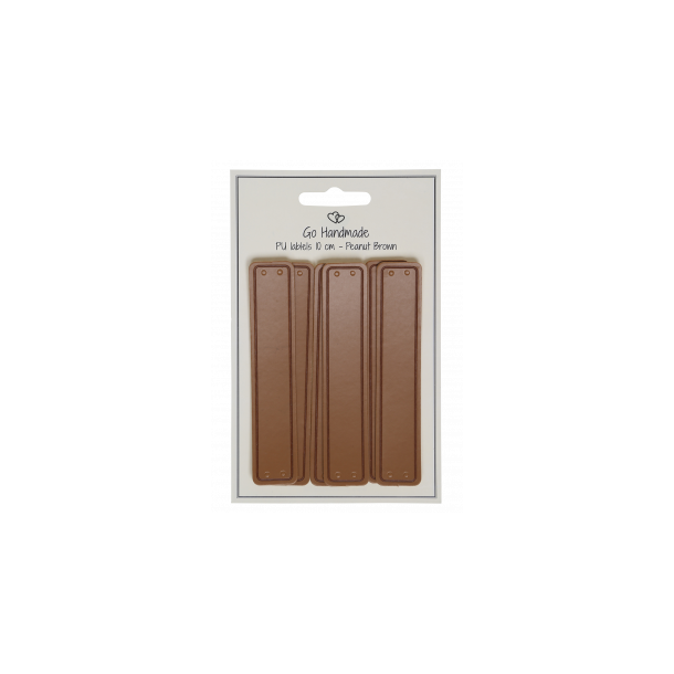 PU labels Peanut brun