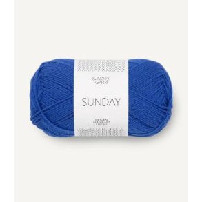 Sunday, Dazzling blue