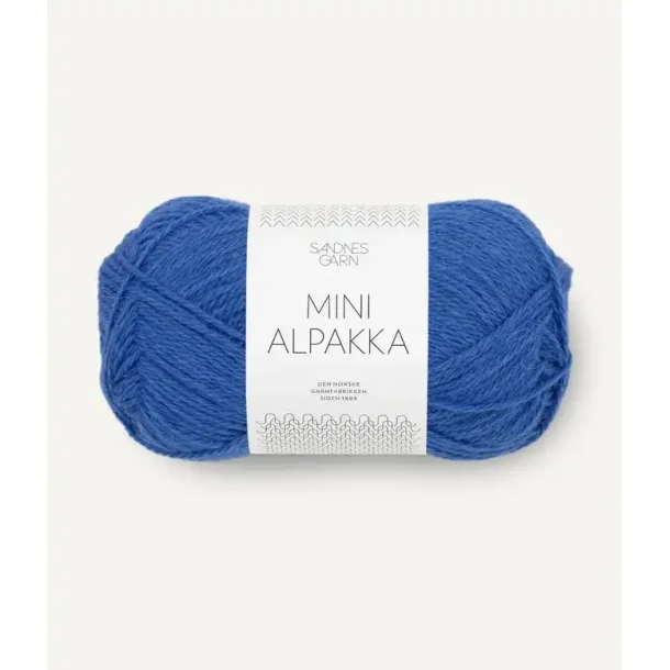 Mini alpakka, Dazzling blue