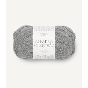 Alpakka f�lgetr�d, Gr�meleret