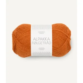 Alpakka f�lgetr�d, Cognac