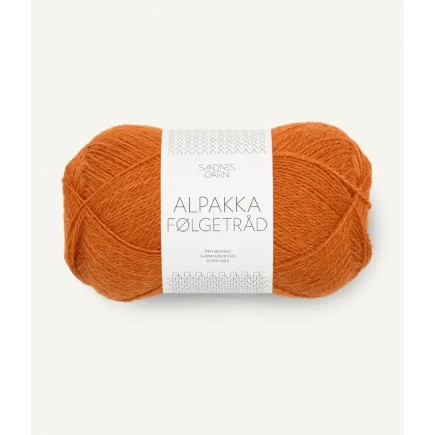 Alpakka f�lgetr�d, Cognac