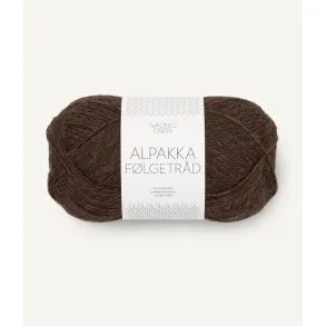 Alpakka f�lgetr�d, Cacao nips