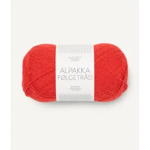 Alpakka f�lgetr�d, Scarlet