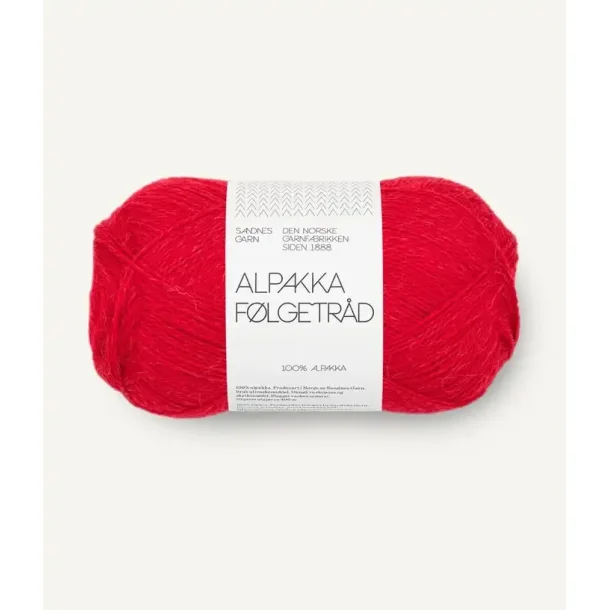 Alpakka f�lgetr�d, R�d