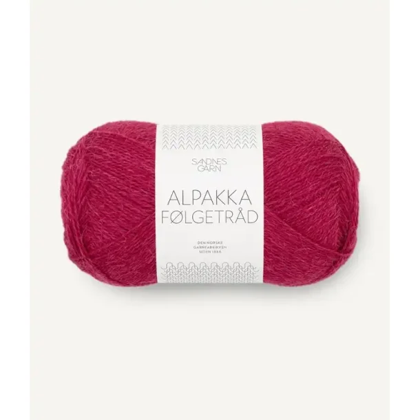 Alpakka f�lgetr�d, Rumba Red