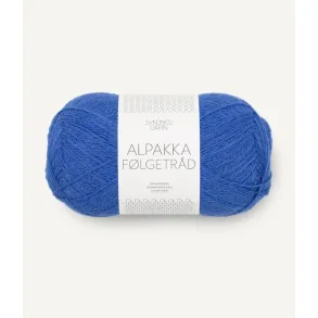Alpakka f�lgetr�d, Dazzling blue