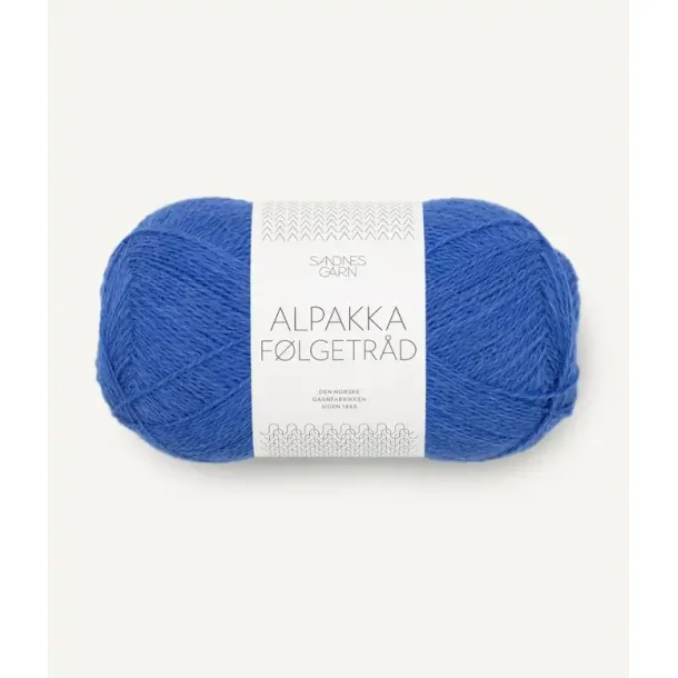 Alpakka f�lgetr�d, Dazzling blue