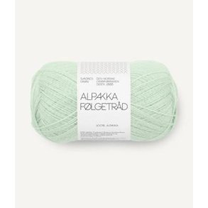 Alpakka f�lgetr�d, Mint green
