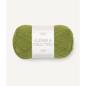 Alpakka f�lgetr�d, Matcha