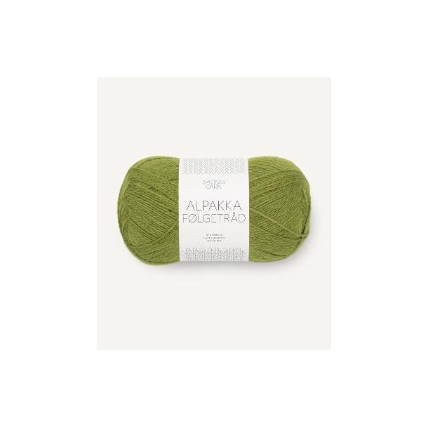 Alpakka f�lgetr�d, Matcha