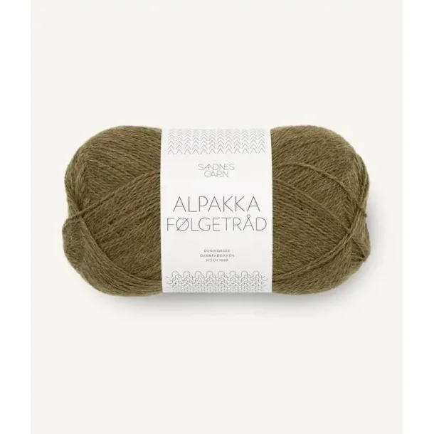 Alpakka f�lgetr�d, Dark Olive