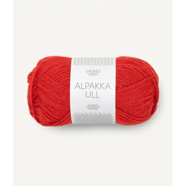 Alpakka ull, Scarlet red