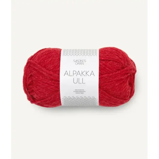 Alpakka ull, Equestrian Red