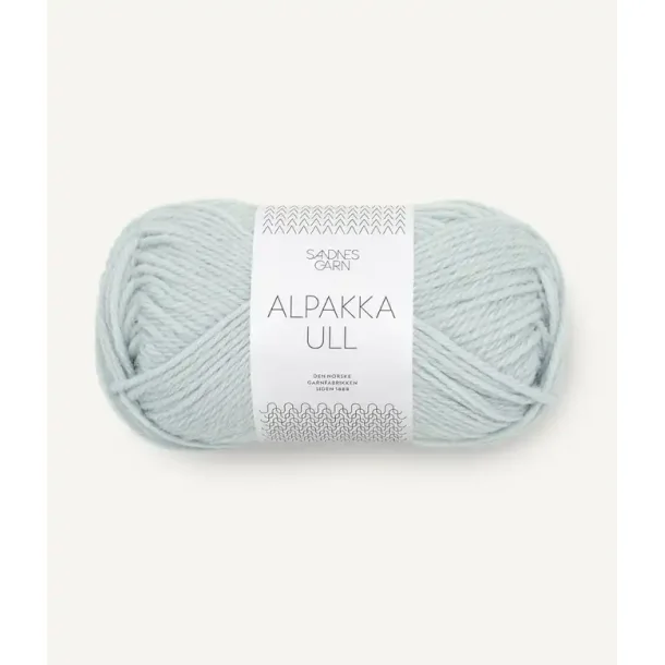 Alpakka ull, Arctic blue