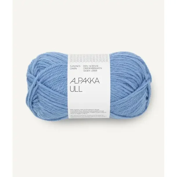 Alpakka ull, Provence blue