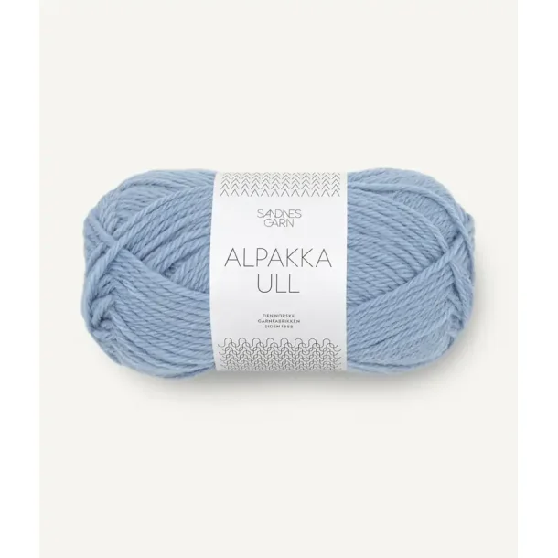 Alpakka ull, Bl� hortensia