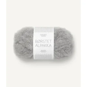 B�rstet Alpakka, Gr�meleret