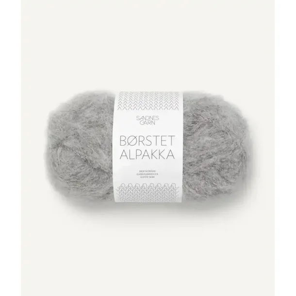 B�rstet Alpakka, Gr�meleret