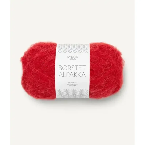 B�rstet alpakka, Equestrian Red