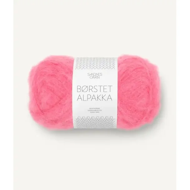 B�rstet Alpakka, Bubblegum pink