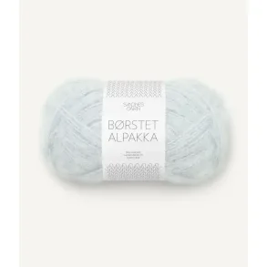 B�rstet alpakka, Arctic blue