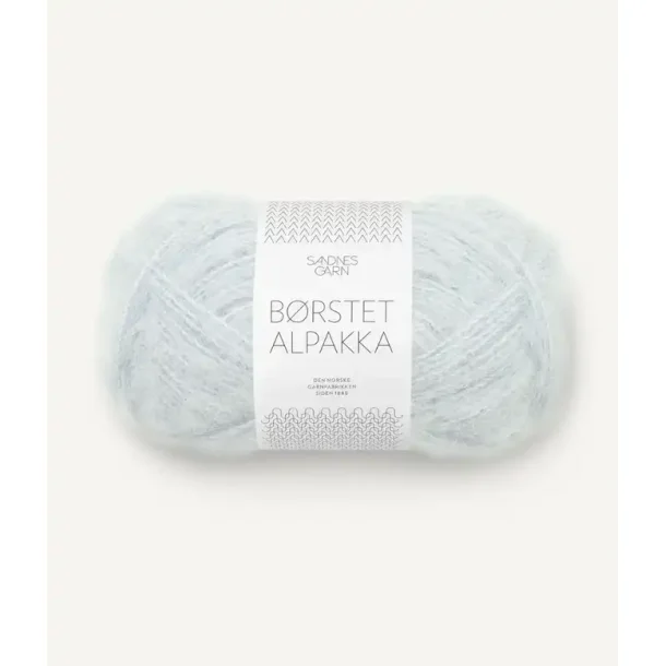 B�rstet alpakka, Arctic blue
