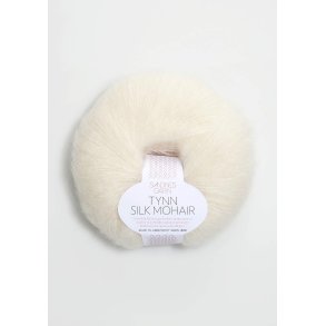 Tynn Silk mohair,  Natur