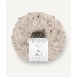 Tynn Silk Mohair, Greige tweed